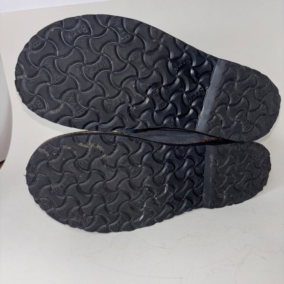 Birkenstock Women's Uppsala Shearling Boots EU 39 US 8-8.5 Grey Blue Suede - Picture 4 of 12